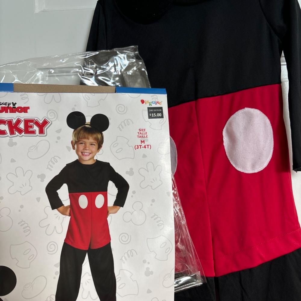 Mickey mouse costume